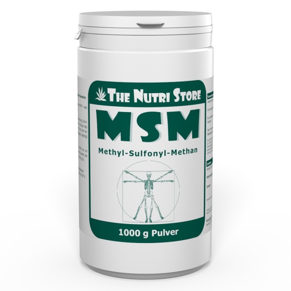 MSM 100 % rein Pulver 1000 g vegan