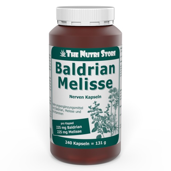 Baldrian Melisse Nerven Kapseln 240 Stück