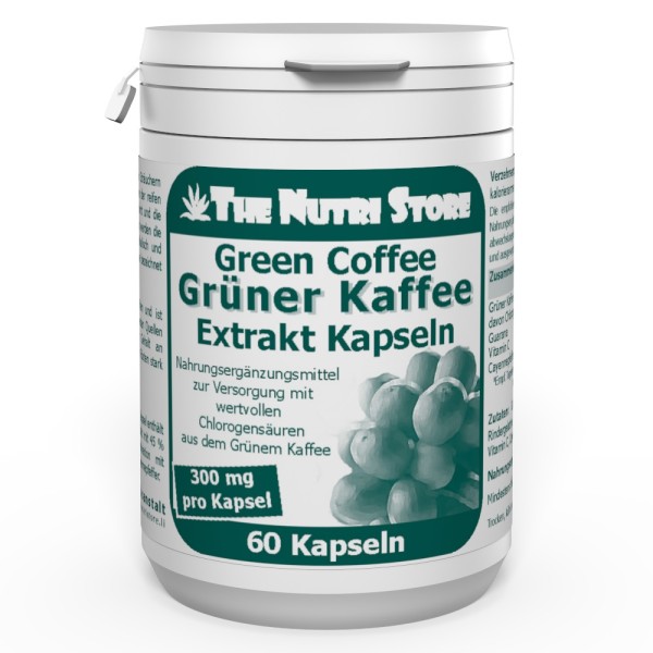 Grüner Kaffee Extrakt 300 mg Kapseln 60 Stück