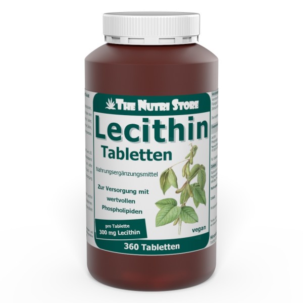Lecithin 300 mg vegane Tabletten 360 Stück