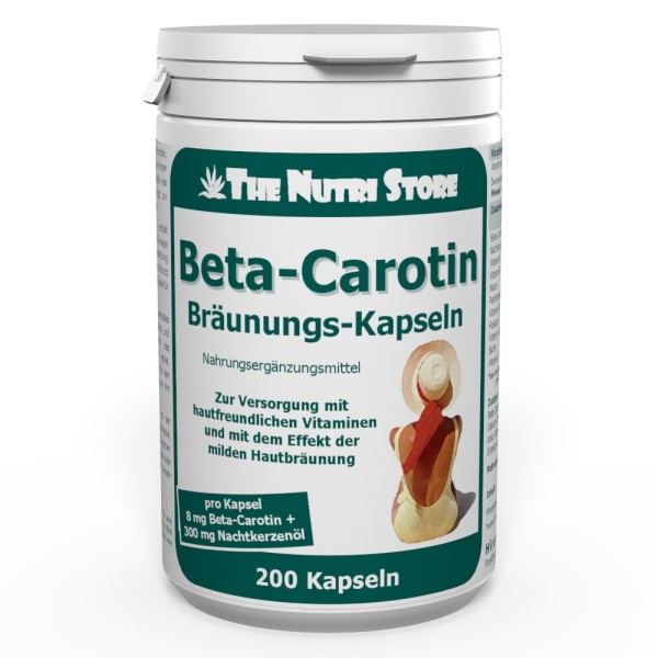 Carotin Bräunungskapseln 200 Stück