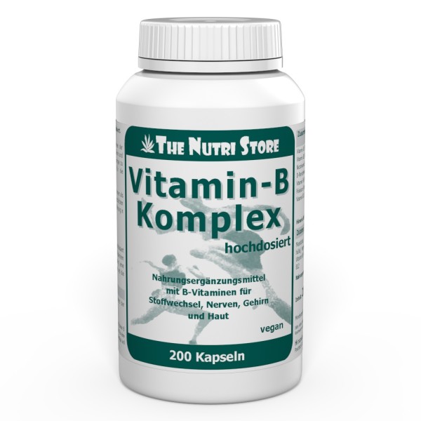 Vitamin B Komplex hochdosiert vegane Kapseln 200 Stück