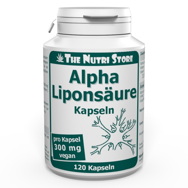 Alpha Liponsäure 300 mg vegane Kapseln 120 Stück
