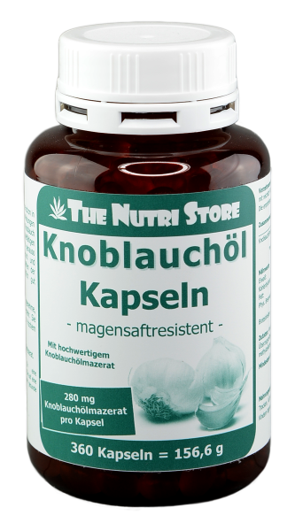 Knoblauchöl 280 mg magensaftresistent Kapseln 360 Stück