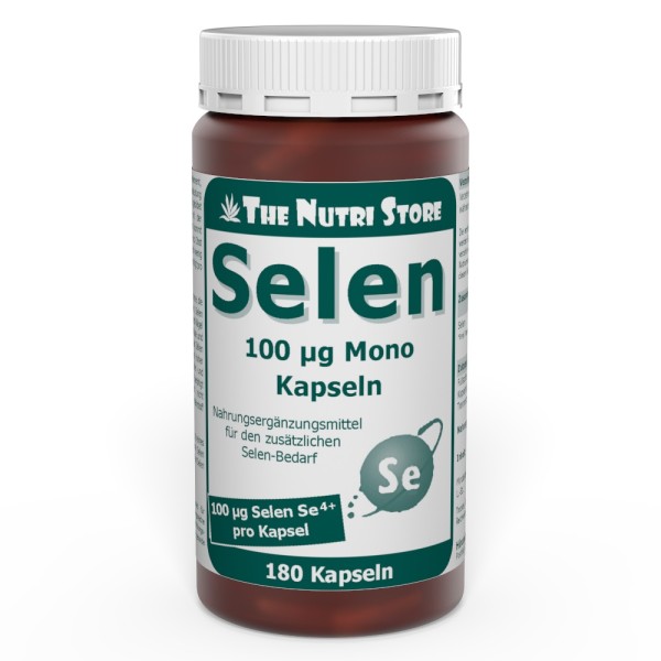 Selen 100 µg Mono Kapseln 180 Stück