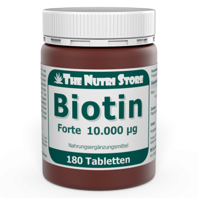Biotin Forte 10.000 µg Tabletten 180 Stück