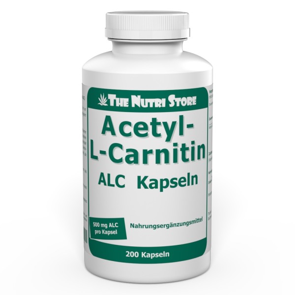 Acetyl-L-Carnitin 500 mg veget. Kapseln 200 Stück