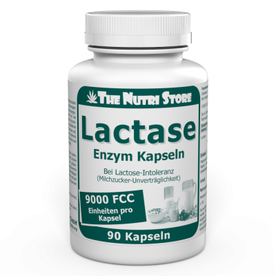 Lactase 9.000 FCC Enzym Kapseln 90 Stück