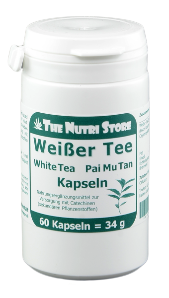 Weisser Tee Pai Mu Tan Kapseln 60 Stück