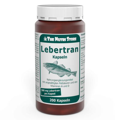 Lebertran 500 mg Kapseln 200 Stück