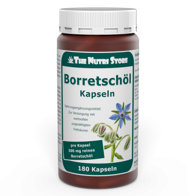 Borretschöl 500 mg Kapseln 180 Stück