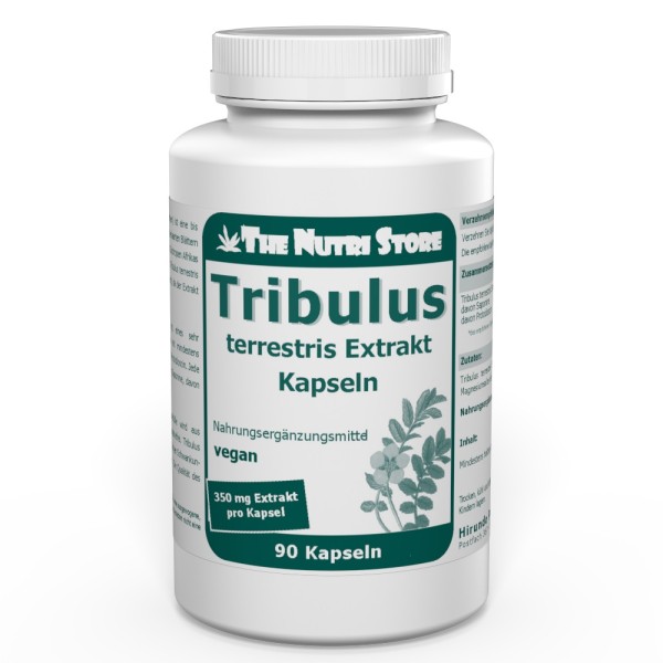 Tribulus terrestris Extrakt 350 mg vegane Kapseln 90 Stück