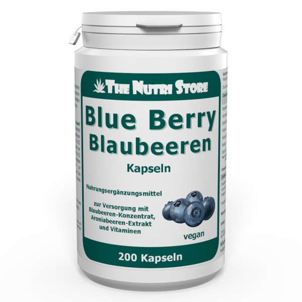 Blue Berry Blaubeeren Kapseln 200 Stück