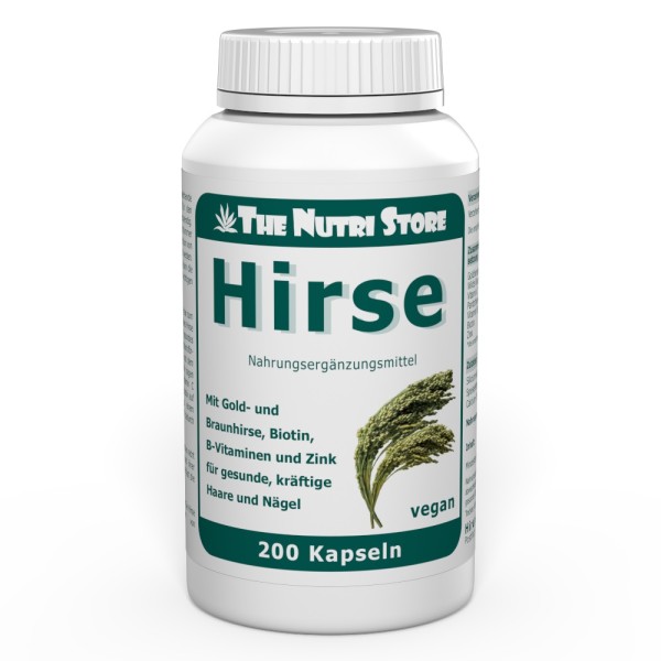 Hirse Vitamin vegane Kapseln 200 Stück