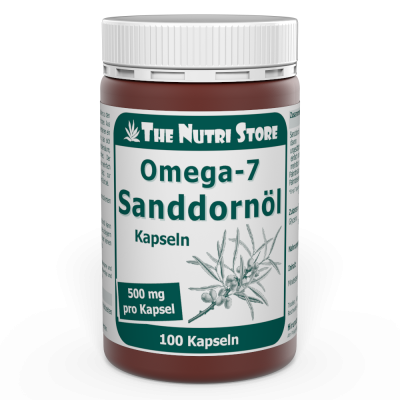 Omega-7 Sanddornöl 500 mg Kapseln 100 Stück