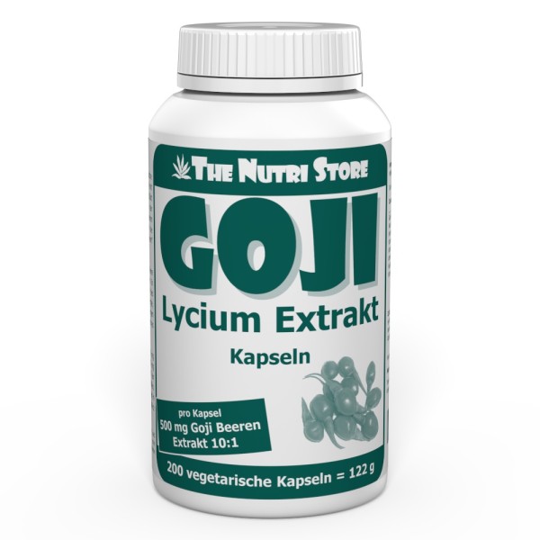 Goji Lycium Extrakt Kapseln 200 Stück