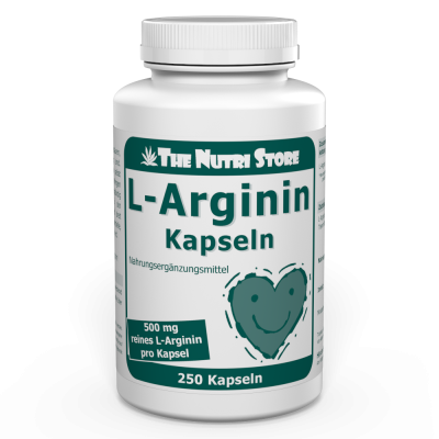 L-Arginin 500 mg Kapseln 250 Stück