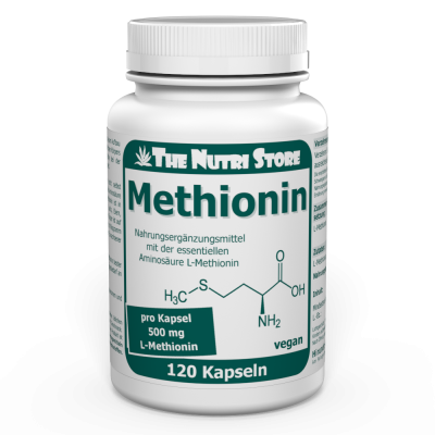 Methionin 500 mg vegane Kapseln 120 Stück