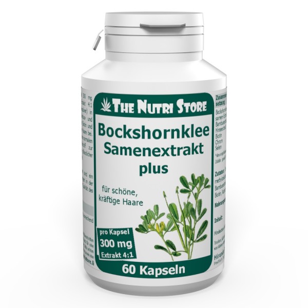 Bockshornklee 300 mg Samenextrakt plus Kapseln 60 Stück