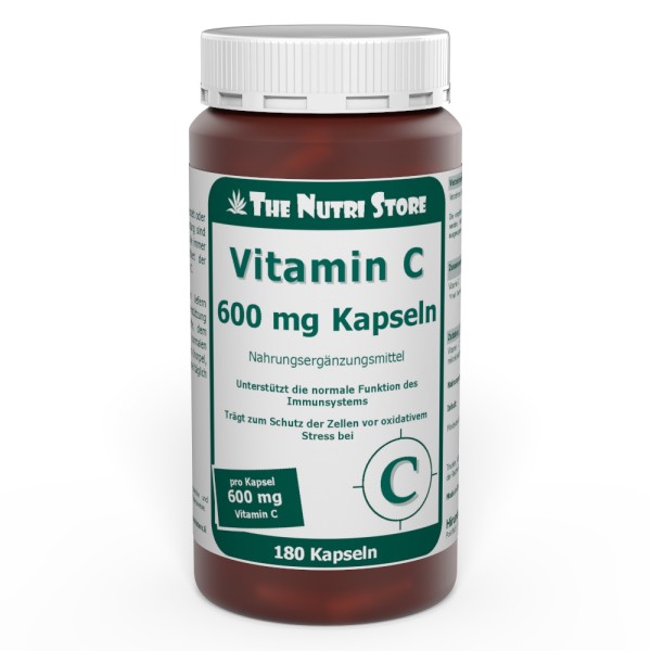 Vitamin C 600 mg Kapseln 180 Stück