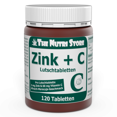 Zink + Vitamin C Lutschtabletten 120 Stück