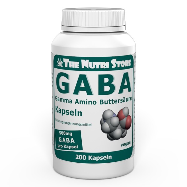 GABA 500 mg vegane Kapseln 200 Stück
