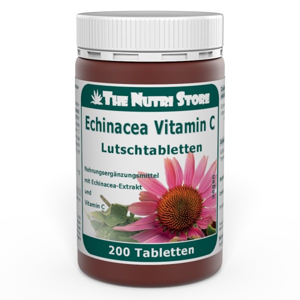 Echinacea Vitamin C vegane Lutschtabletten 200 Stück