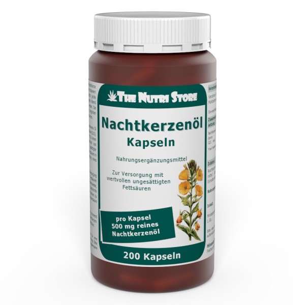 Nachtkerzenöl 500 mg Kapseln 200 Stück